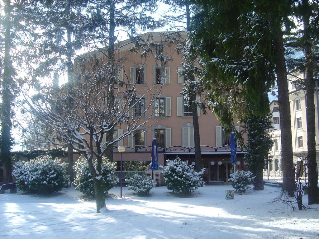 La Dent-du-Midi Hôtel & Restaurant Saint-Maurice Eksteriør billede