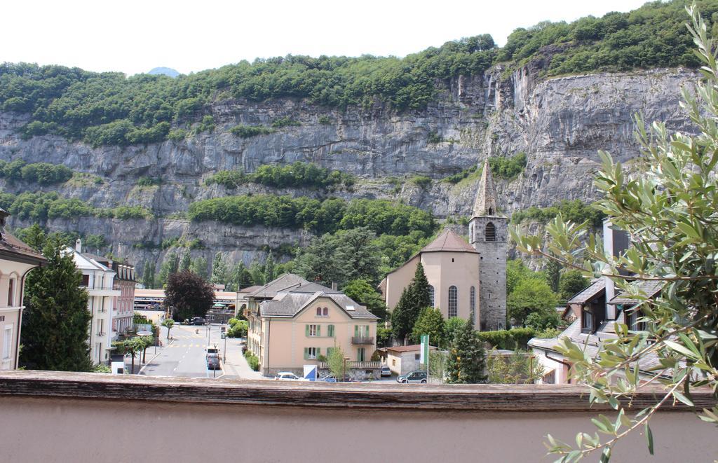 La Dent-du-Midi Hôtel & Restaurant Saint-Maurice Værelse billede
